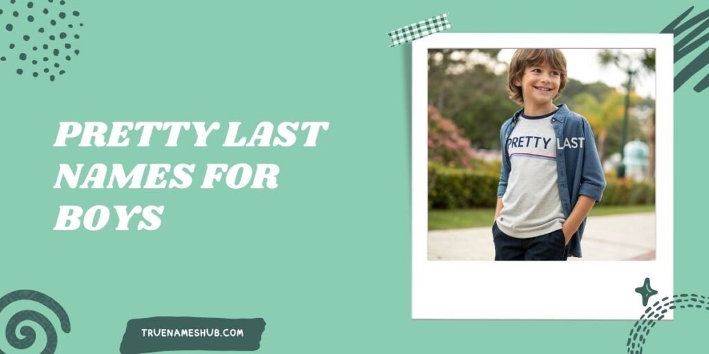 Pretty Last Names For Boys