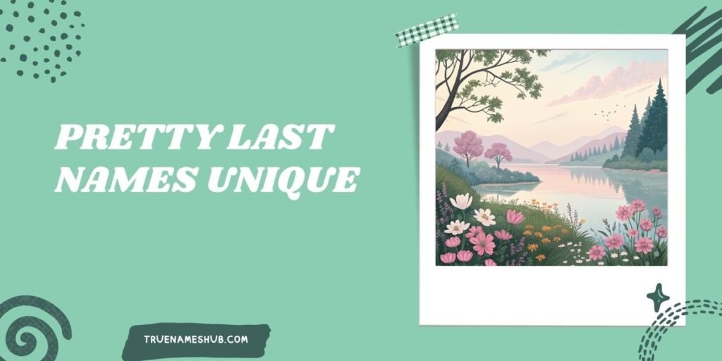 Pretty Last Names Unique