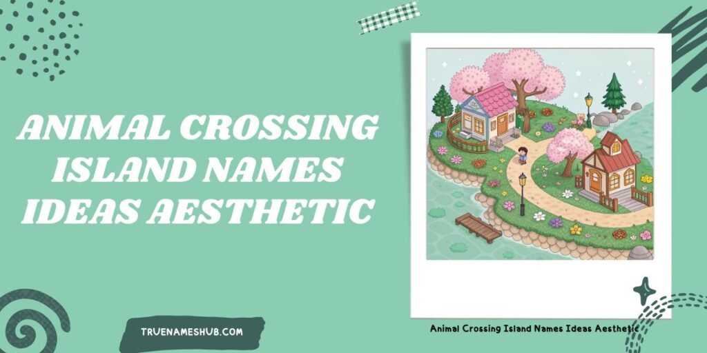 Animal Crossing island names ideas Aesthetic
