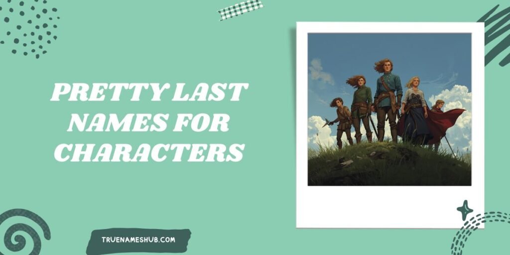 Pretty Last Names For Characters