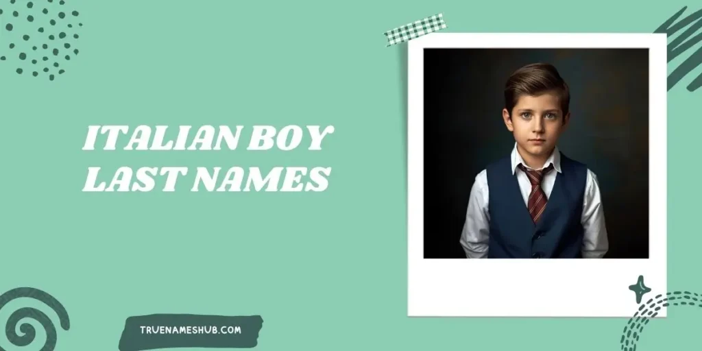 Italian Boy last Names