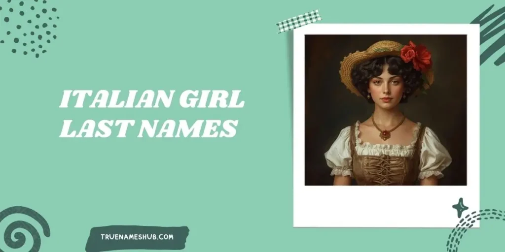 Italian Girl last names