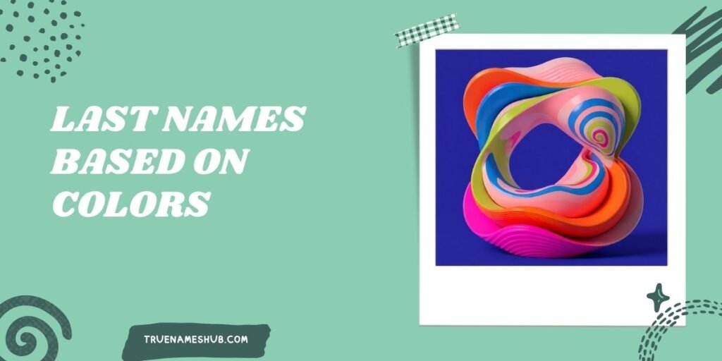 Last Names Based On Colors