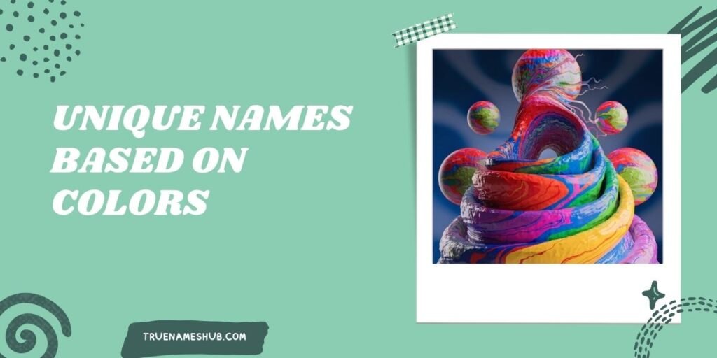 Unique Names Based On Colors