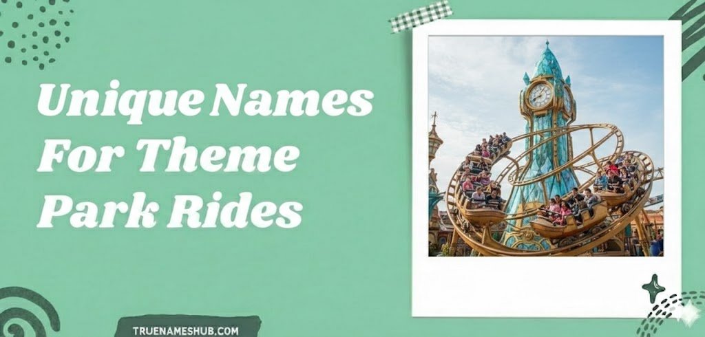 Unique Names For Theme Park Rides
