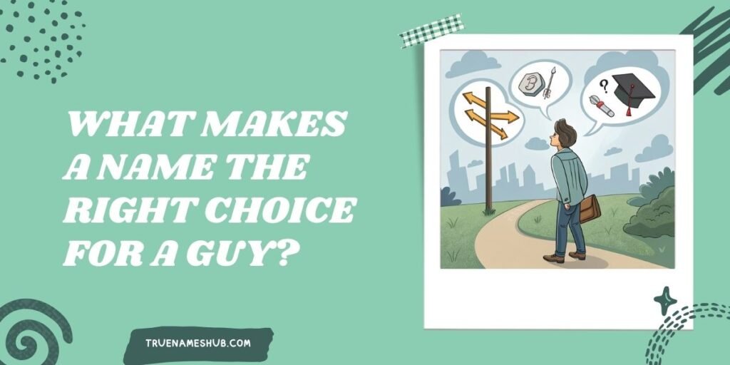 What Makes A Name The Right Choice For A Guy