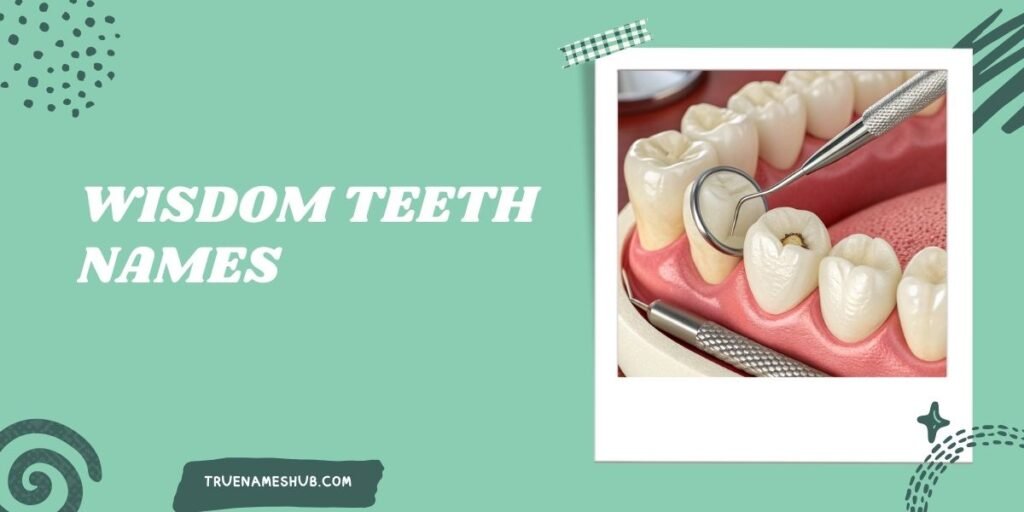 Wisdom Teeth Names