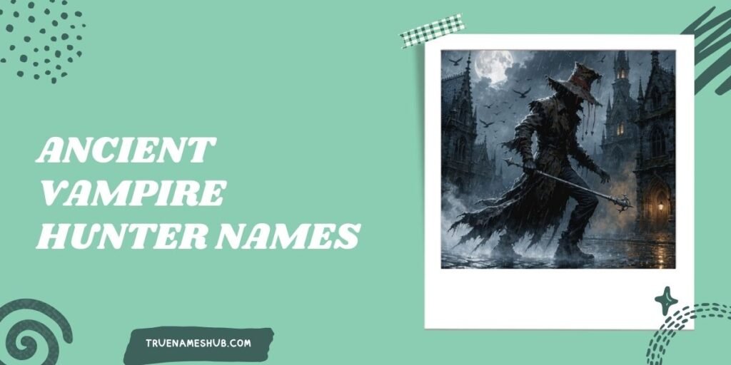 Ancient Vampire Hunter Names