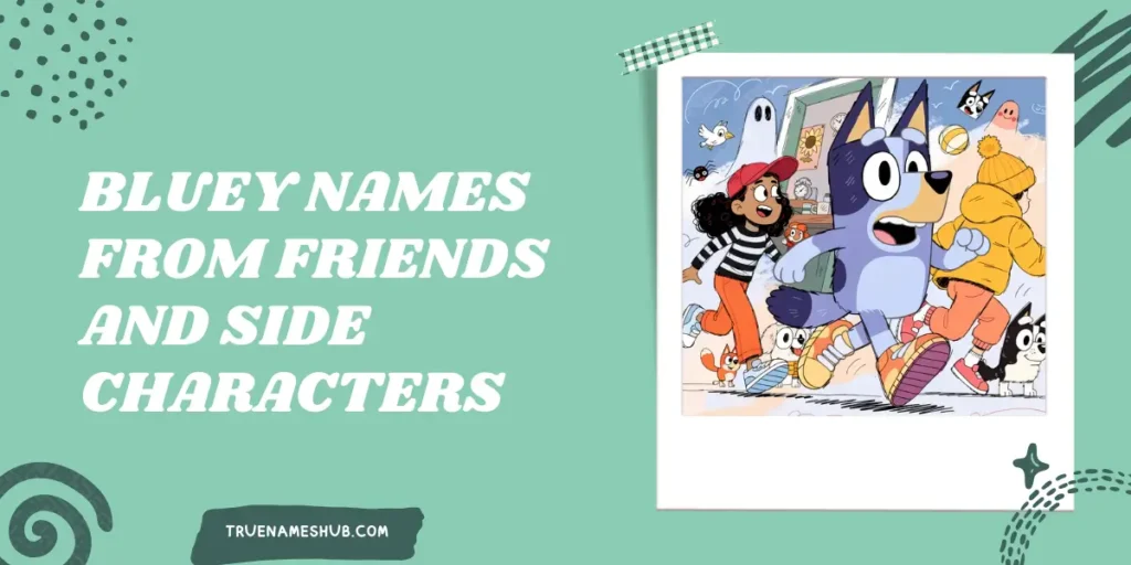 Bluey Names From Friends And Side Characters