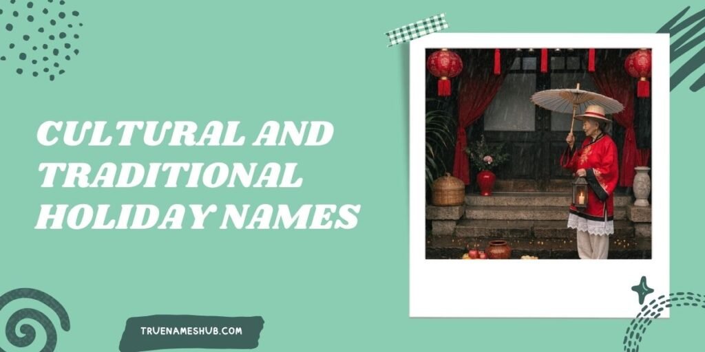 Cultural and Traditional Holiday Names