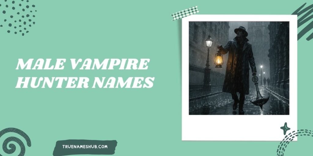 Male Vampire Hunter Names