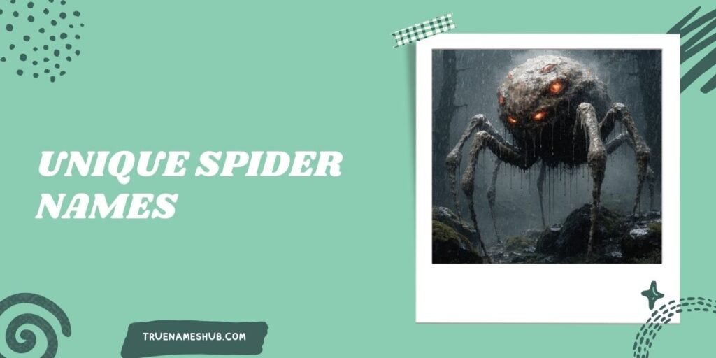 Unique Spider Names