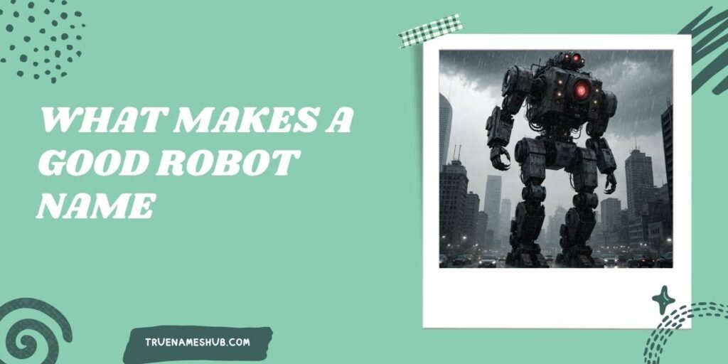 What Makes a Good Robot Name