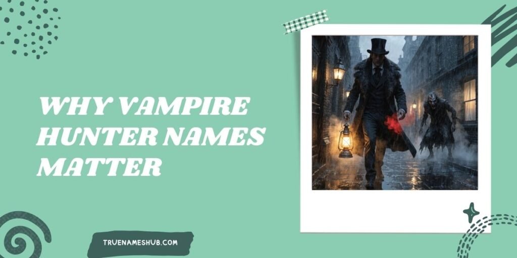 Why Vampire Hunter Names Matter