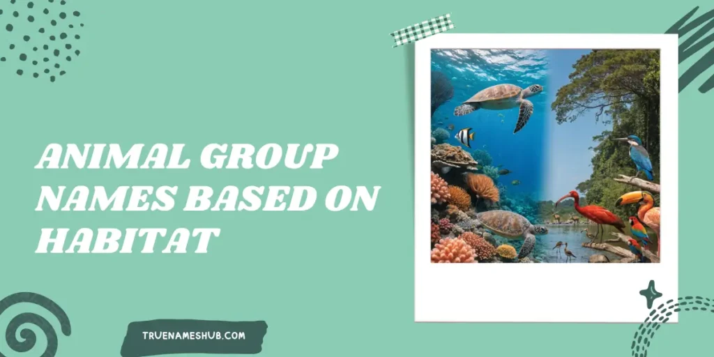 Animal Group Names Based On Habitat