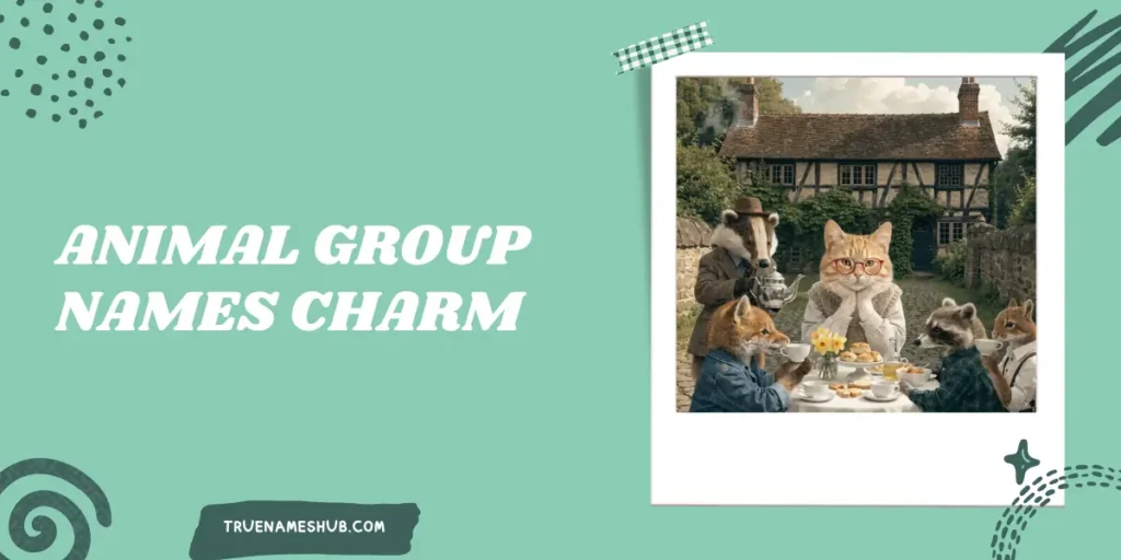 Animal Group Names Charm