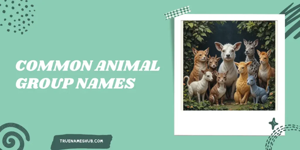 Common Animal Group Names