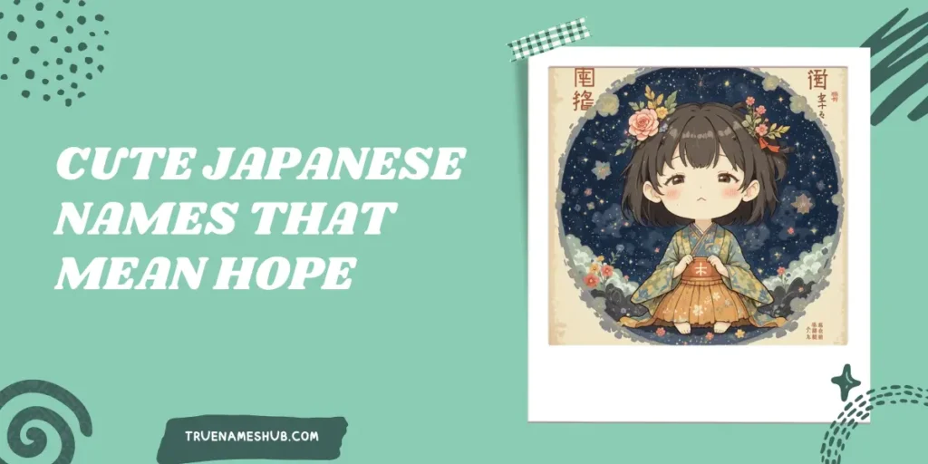 Cute Japanese Names That Mean Hope