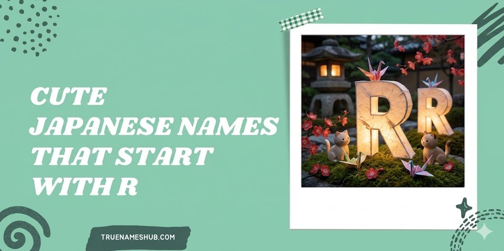 Cute Japanese Names That Start With R