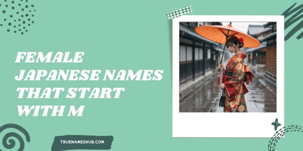 Female Japanese Names That Start With M