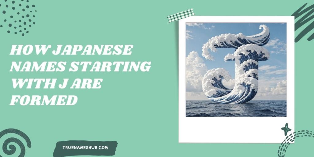 How Japanese Names Starting With J Are Formed