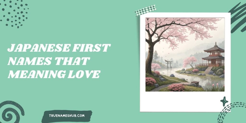 Japanese First Names That Meaning Love