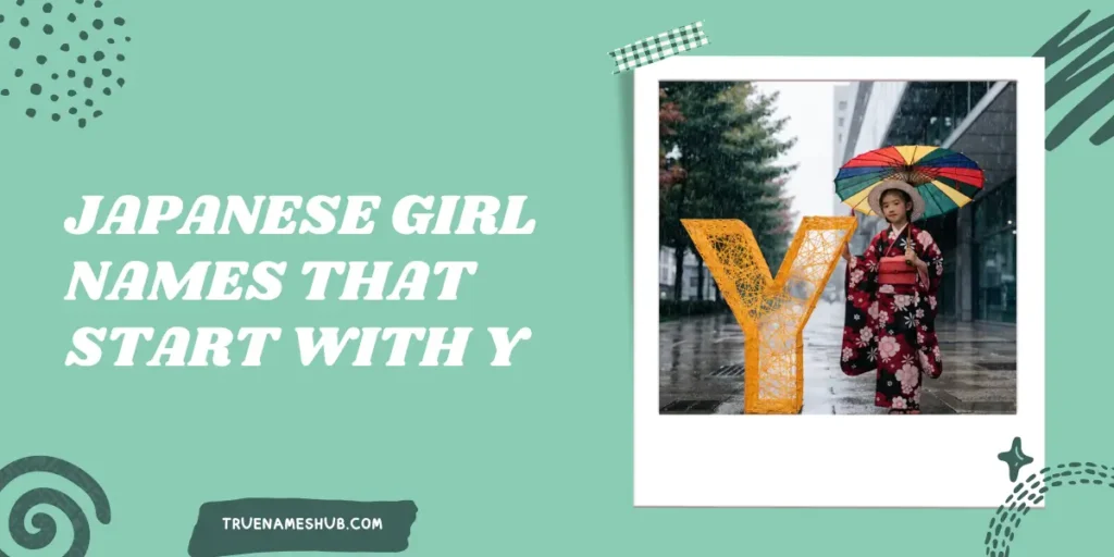 Japanese Girl Names That Start With Y