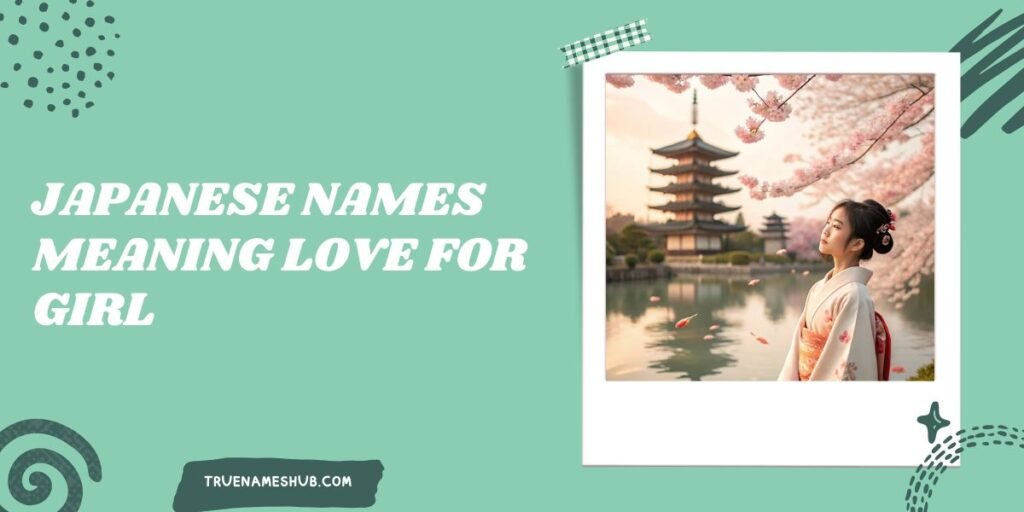 Japanese Names Meaning Love For Girl