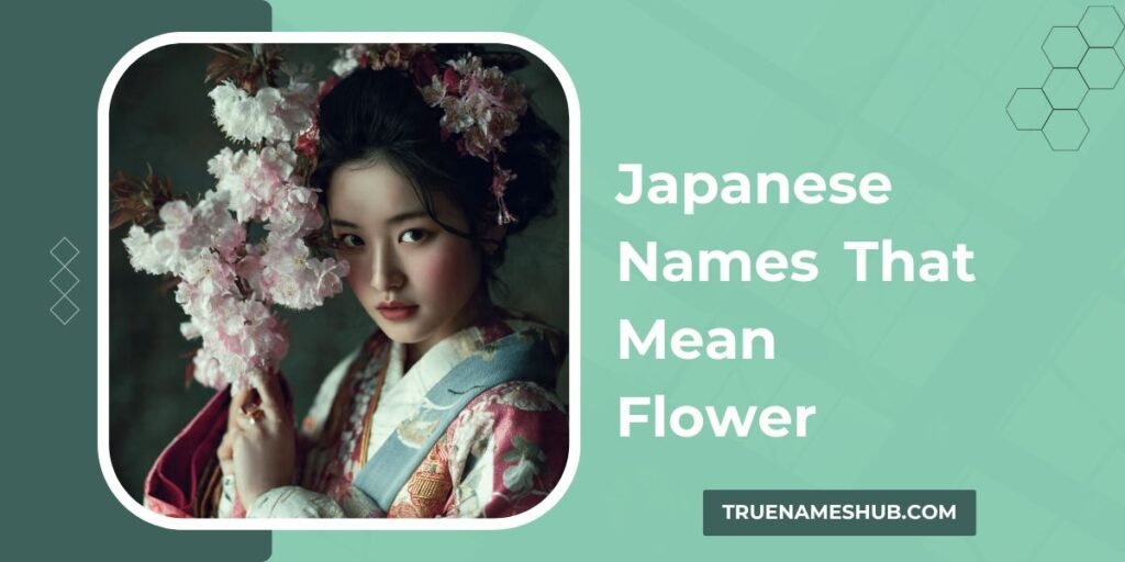 Japanese Names That Mean Flower