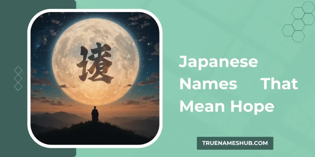 Japanese Names That Mean Hope