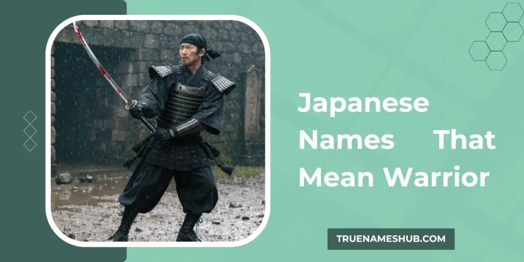 Japanese Names That Mean Warrior
