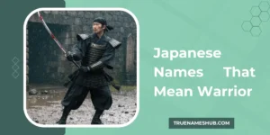 Japanese Names That Mean Warrior