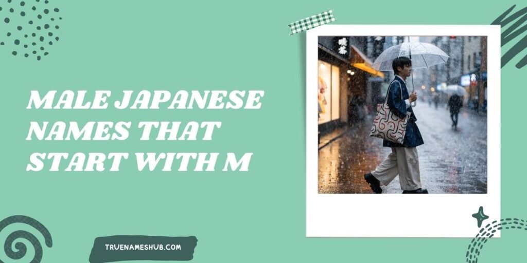 Male Japanese Names That Start With M