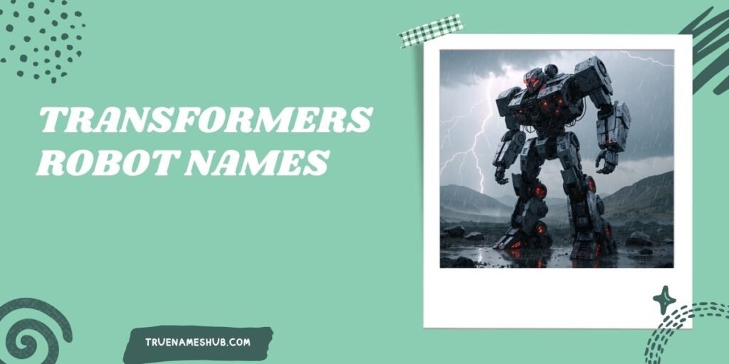 Transformers Robot Names