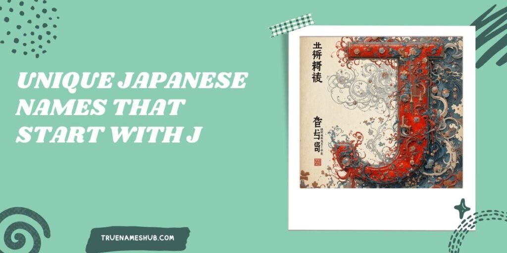 Unique Japanese Names That Start With J