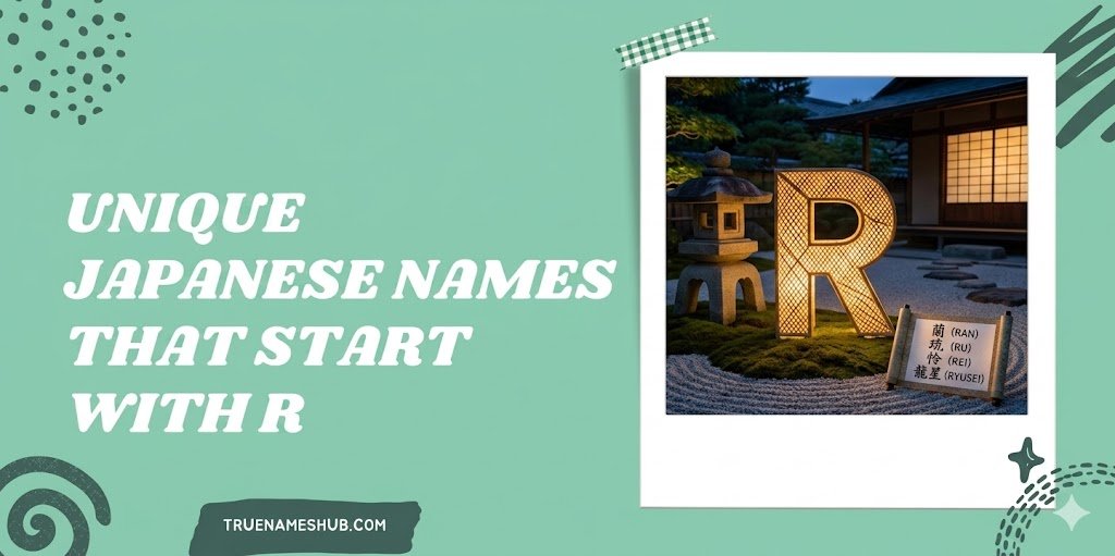 Unique Japanese Names That Start With R