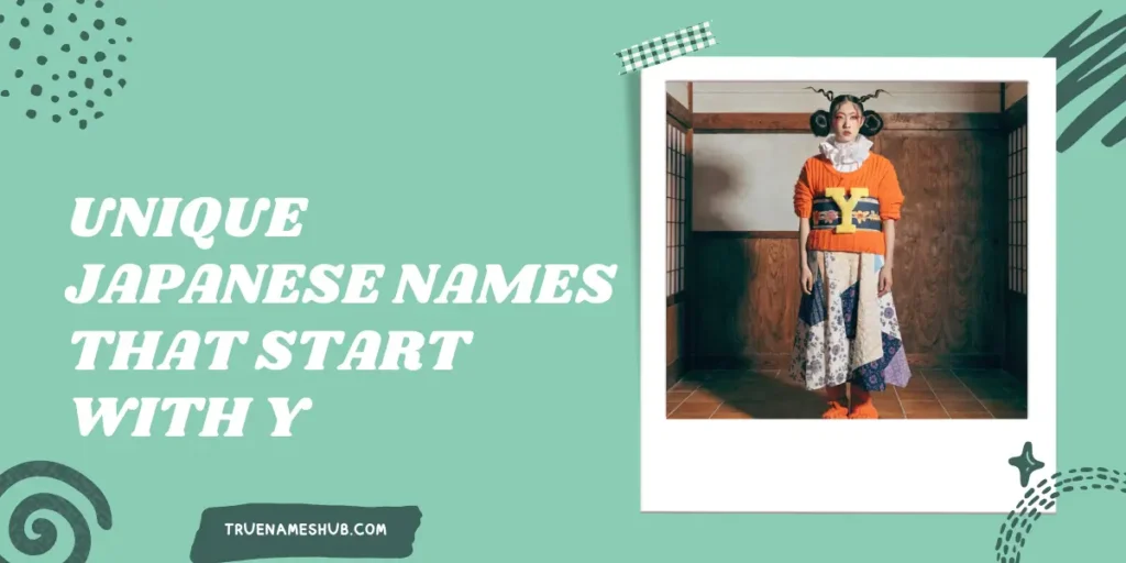 Unique Japanese Names That Start With Y