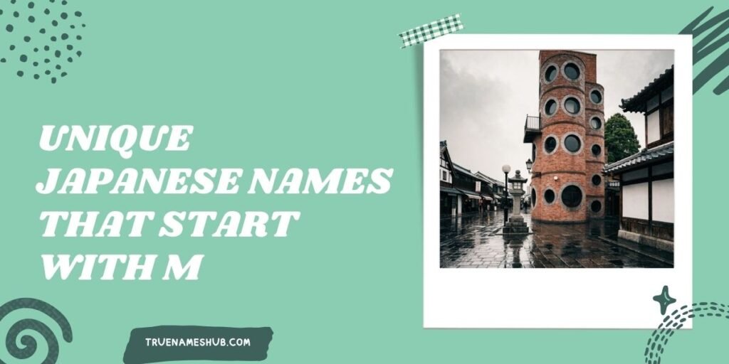 Unique Japanese Names that start With M