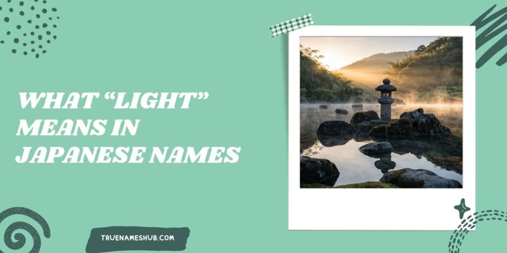 What “Light” Means In Japanese Names