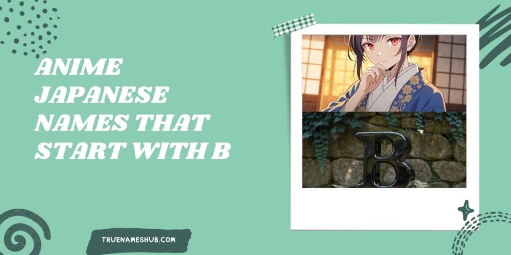 Anime Japanese Names That Start With B