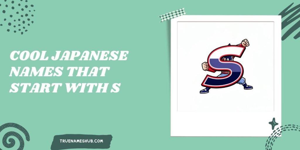 Cool Japanese Names That Start With S