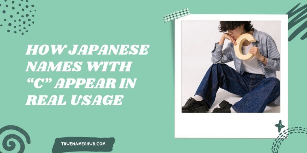 How Japanese Names With “C” Appear in Real Usage