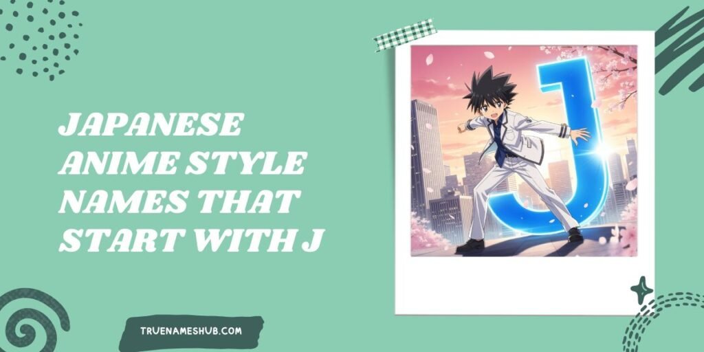 Japanese Anime Style Names That Start With J