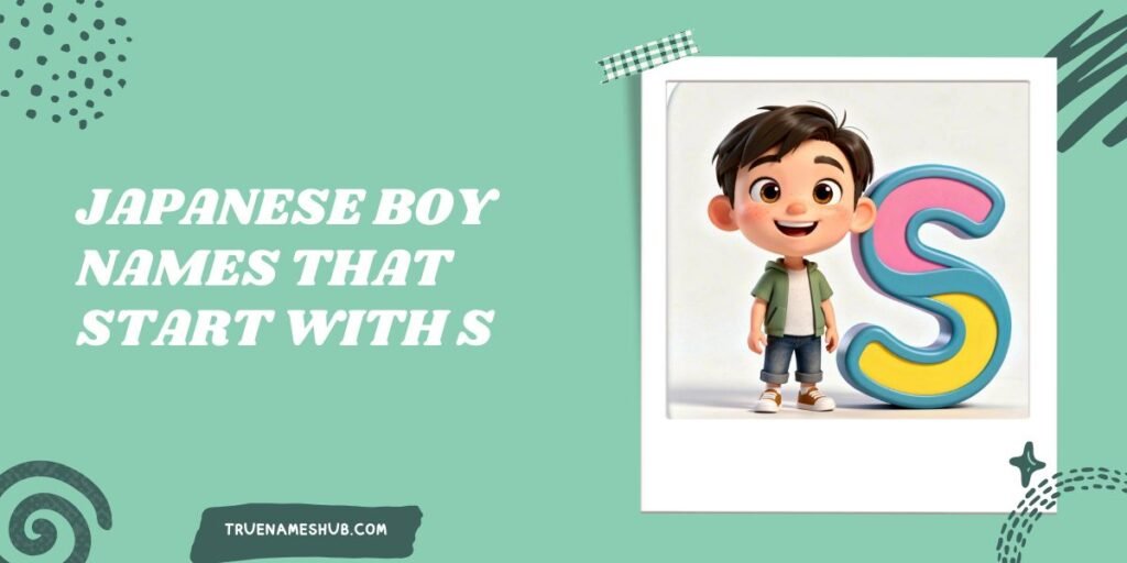 Japanese Boy Names That Start With S