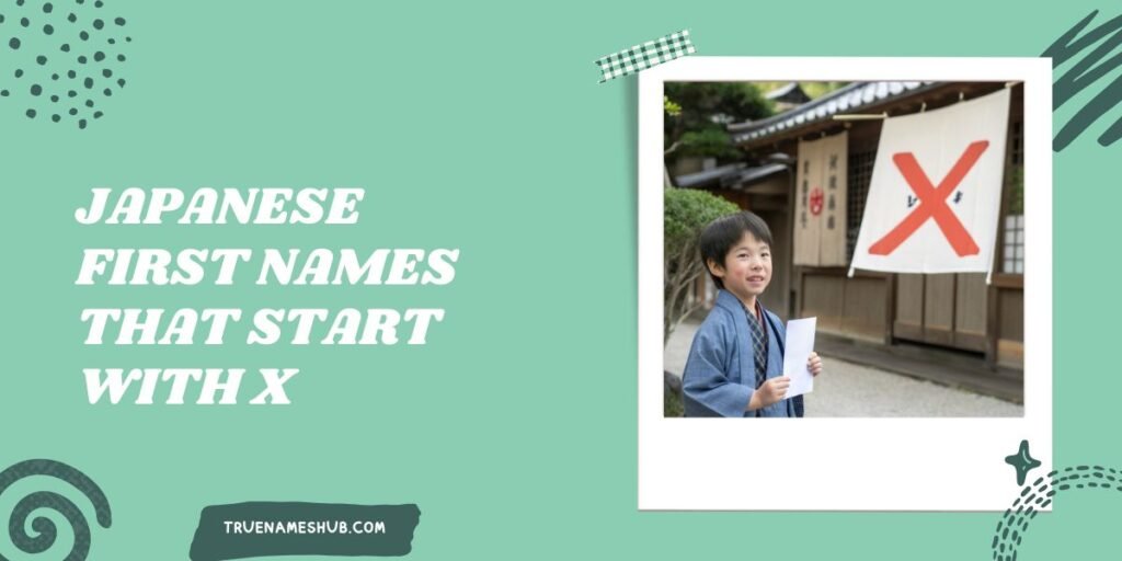 Japanese First Names That Start With X