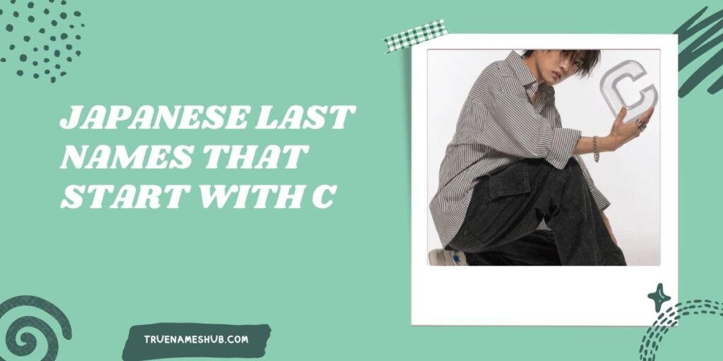 Japanese Last Names That Start With C