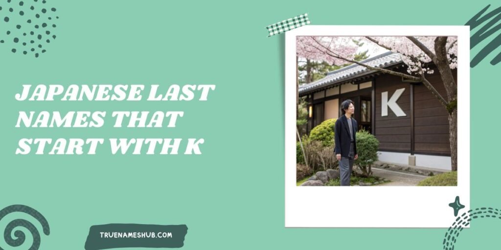 Japanese Last Names That Start With K