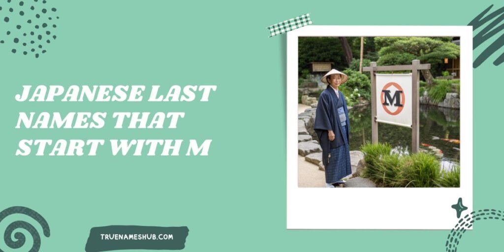 Japanese Last Names That Start With M