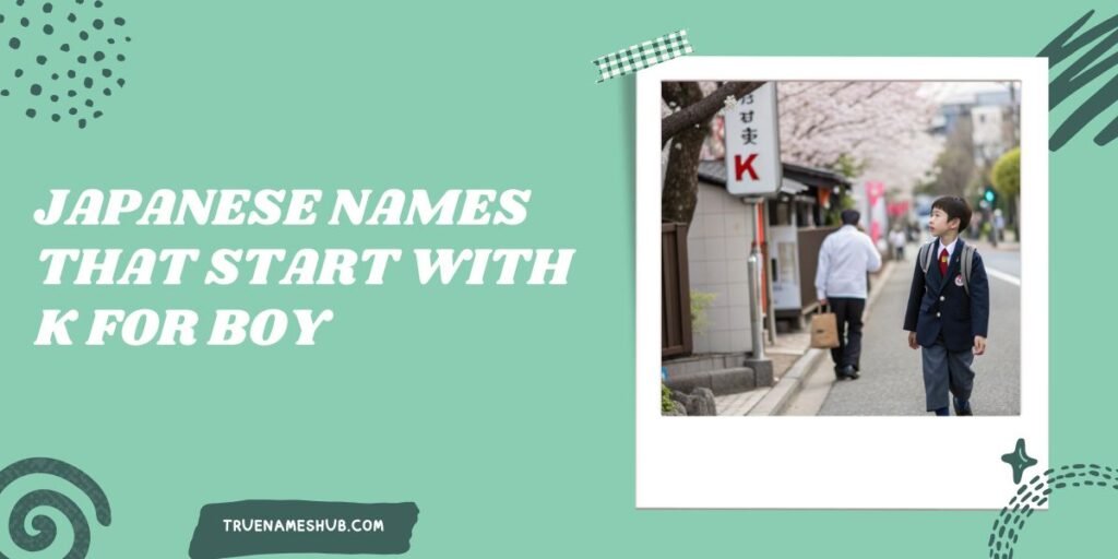 Japanese Names That Start With K for Boy