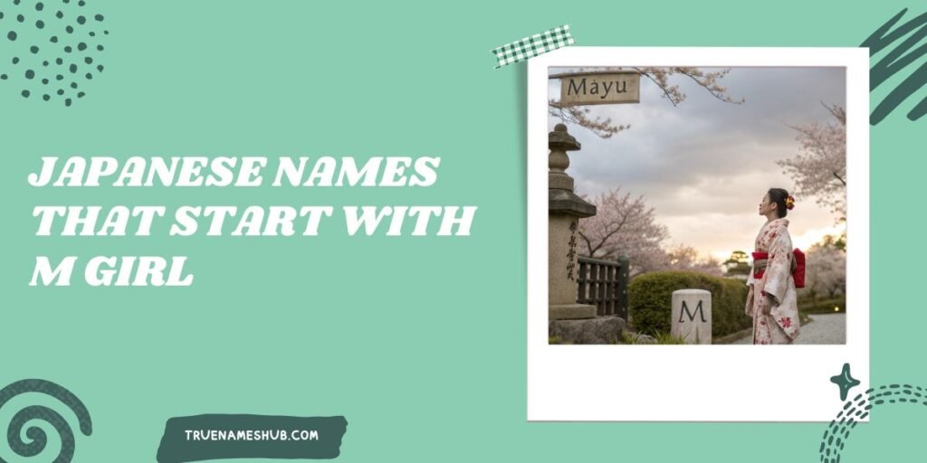 Japanese Names That Start With M Girl